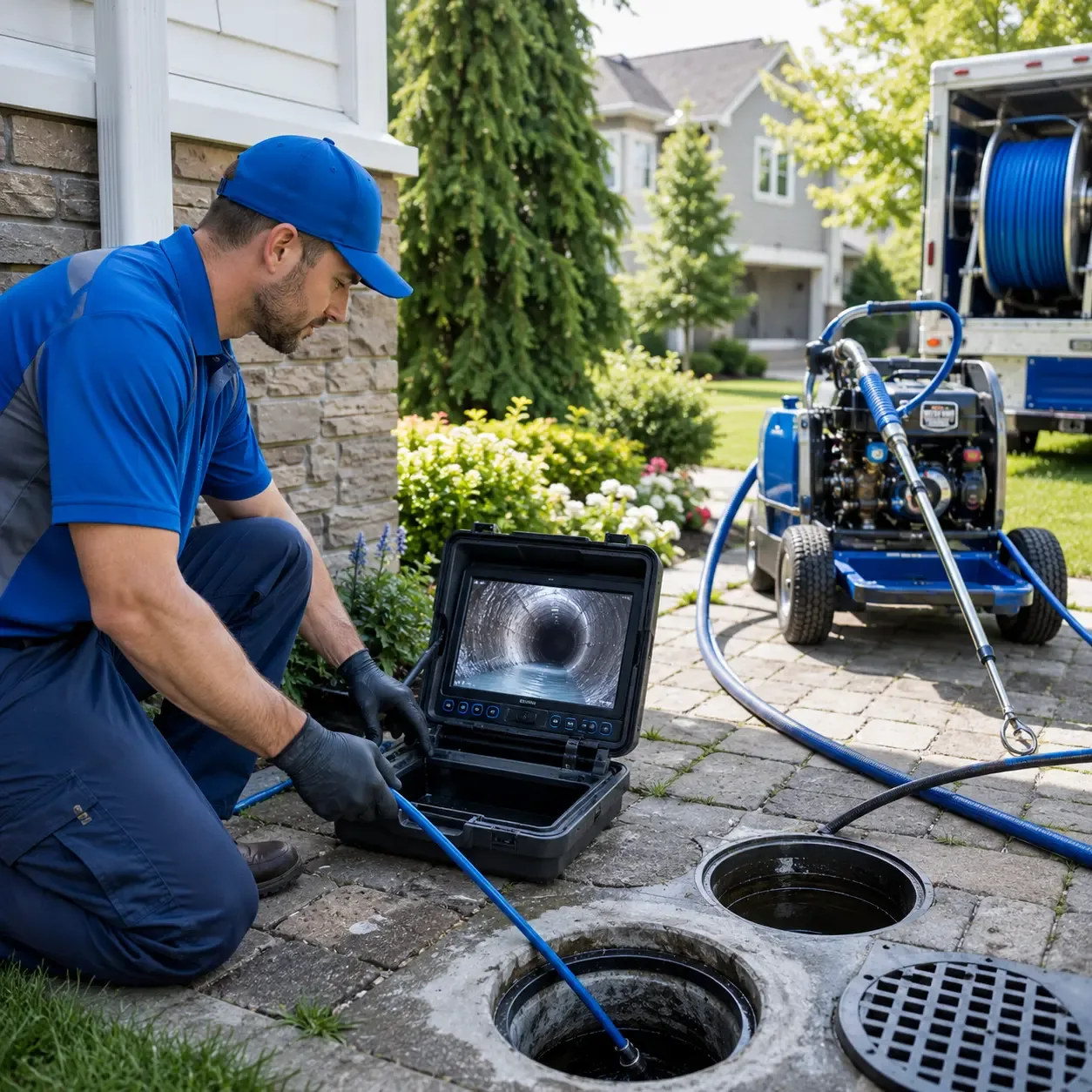 Outdoor drain cleaning professionals serving Garland, NC